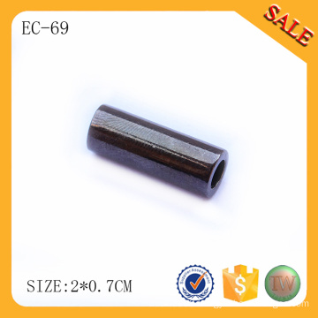 EC69 Gun metal cord end clip and stopper for handbags rope